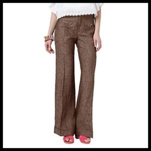ANTHROPOLOGIE ELEVENSES WIDE LEG PANTS